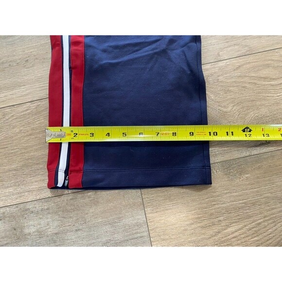 Lululemon Cover Your Track Pants Womens 10 Midnight Navy Stretch Gym Striped - Picture 5 of 9